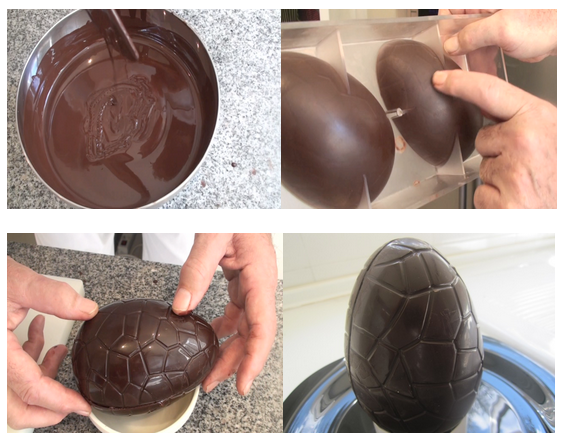 huevos de pascua de chocolate