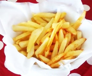 Patatas fritas a la belga