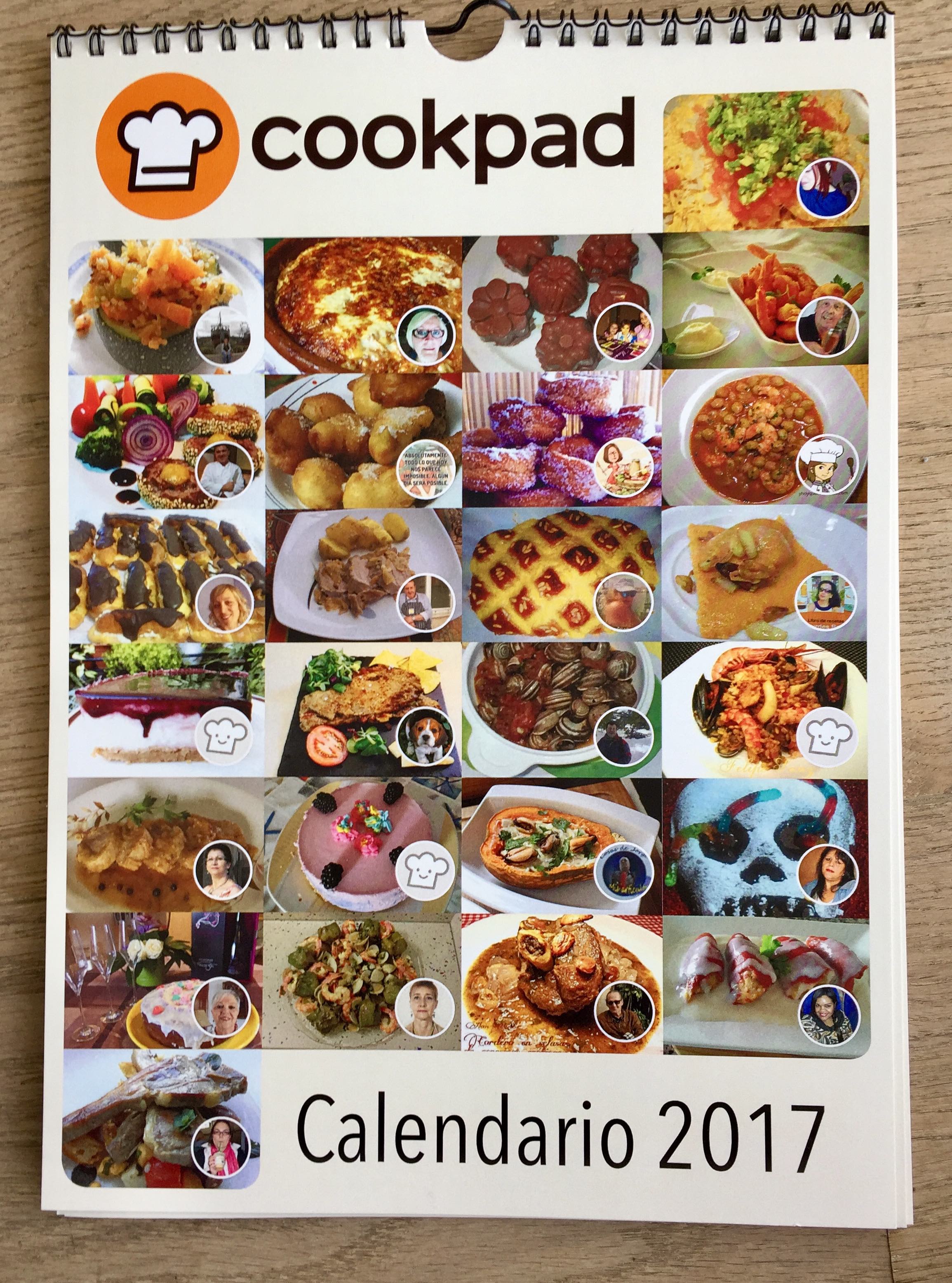 Calendario Cookpad Recetas 2017!! – El blog de Cookpad
